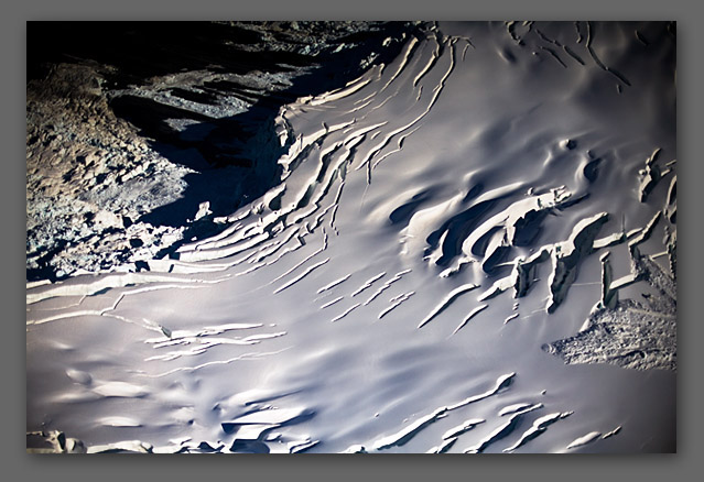 Crevasses on Douglas Glacier Westland National Park